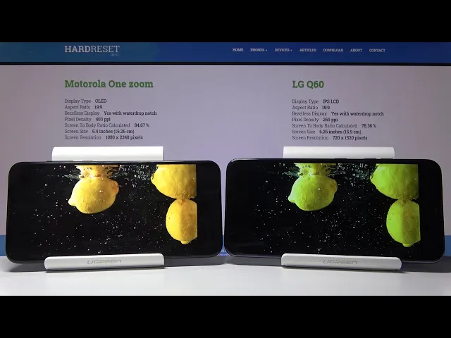 Video thumbnail for Display Comparison Motorola One Zoom vs LG Q60 - Display Quality Checkup