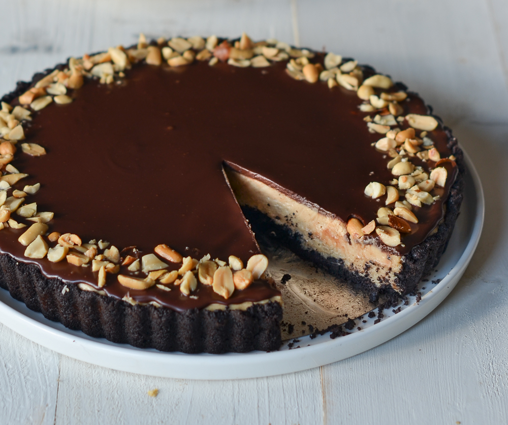 'Video thumbnail for Chocolate Peanut Butter Tart'