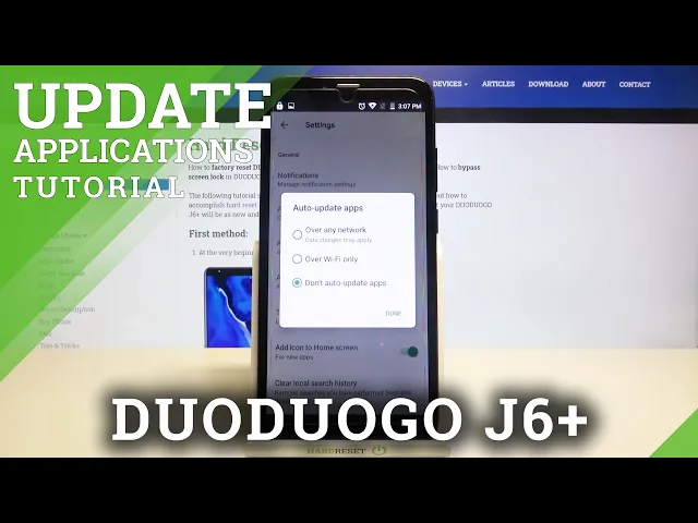 Video thumbnail for How to Turn Off Auto Updates Apps in DuoDuoGo J6+ – Stop Auto Update Apps