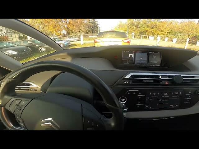 Video thumbnail for How to Find Odometer on Speedometer Display in Citroen C4 Picasso II ( 2013 – 2018 ) | Find Mileage
