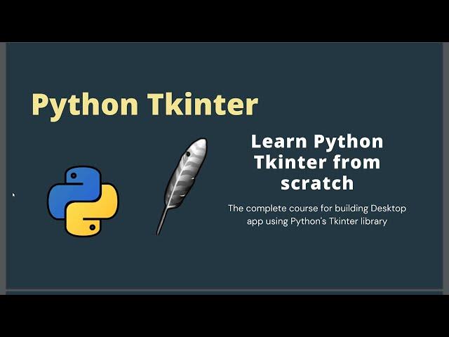 Video thumbnail for Master GUI Programming With Python - Beginner Friendly!