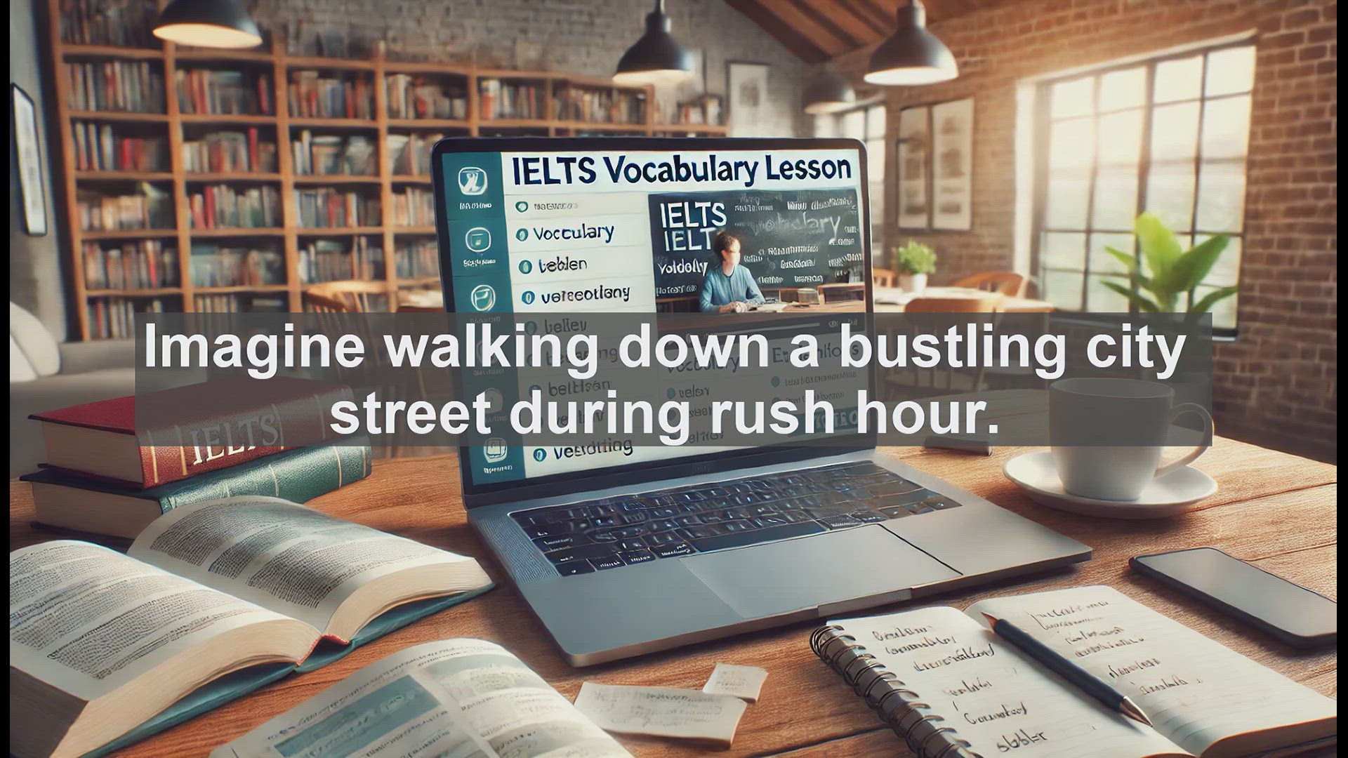 'Video thumbnail for 5000 Must Know IELTS 8.0 Vocabulary - Cacophony: Understanding the Word for Chaotic Noise'
