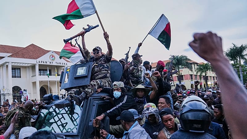 Video thumbnail for Madagascar’s Gen Z protesters mark one year since Rajoelina’s fall