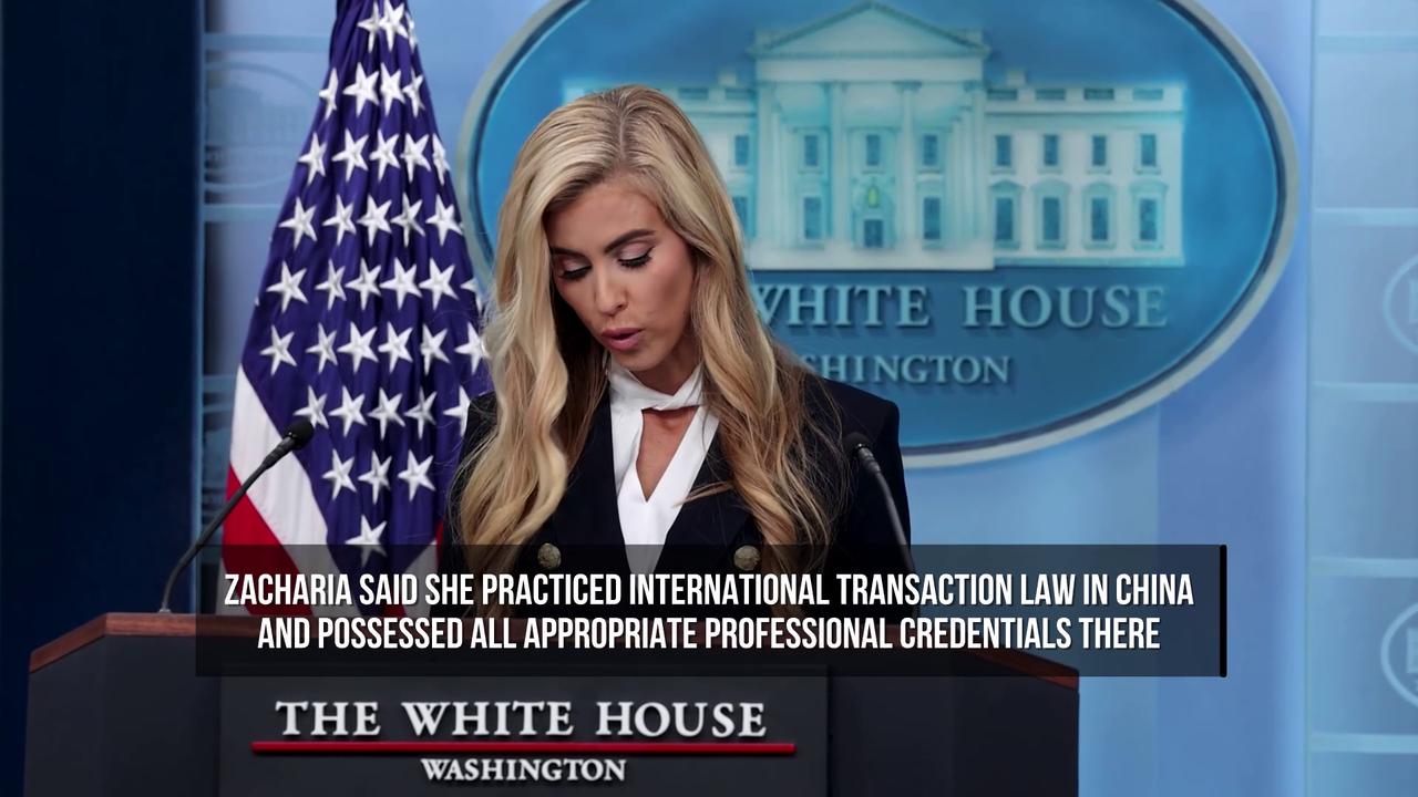 Video thumbnail for White House Defends New Press Secretary Over Legal Credentials.