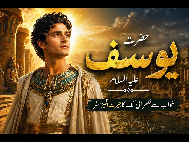 Video thumbnail for حضرت یوسف علیہ السلام کا مکمل واقعہ | خواب سے مصر کی حکومت تک ایمان افروز سفر