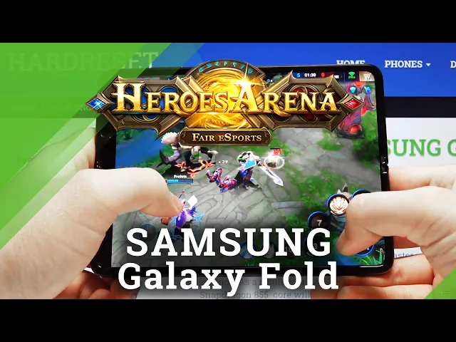 Video thumbnail for Heroes Arena Gameplay in SAMSUNG Galaxy Fold – Check Quality