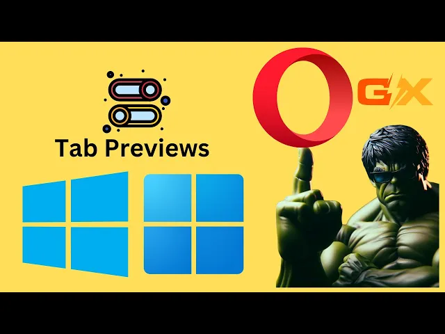 'Video thumbnail for How to Enable or Disable Tab Previews in Opera GX on Windows 11 or 10 | GearUpWindows Tutorial'