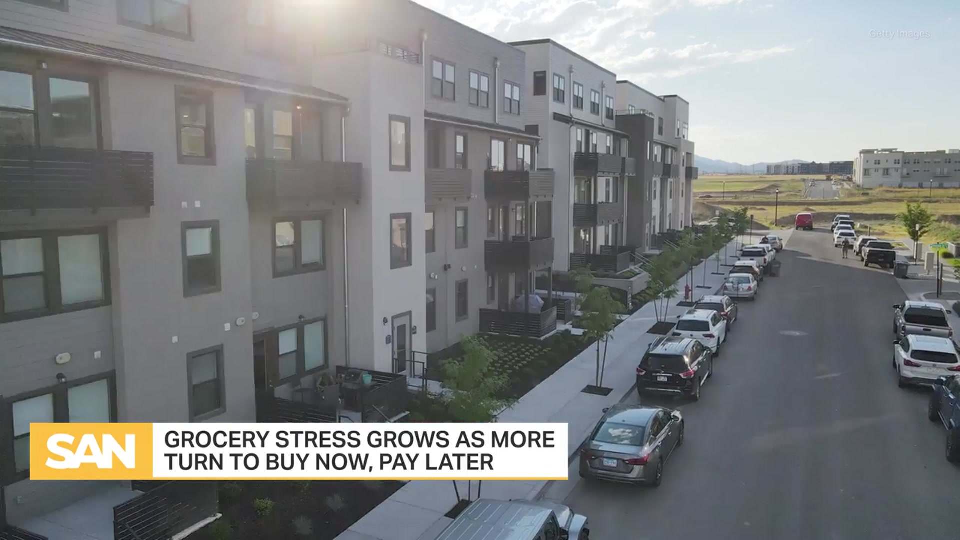 'Video thumbnail for Grocery prices spark stress for nearly half of Americans, new poll shows'
