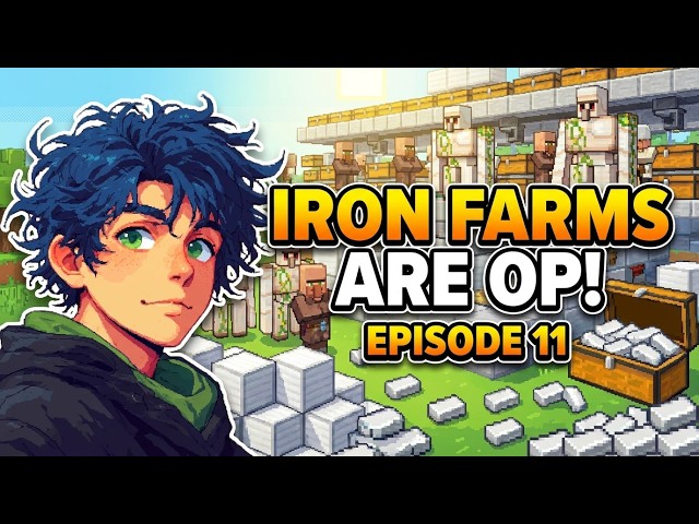 Video thumbnail for Minecraft Iron Farms Are OP - Episode 11