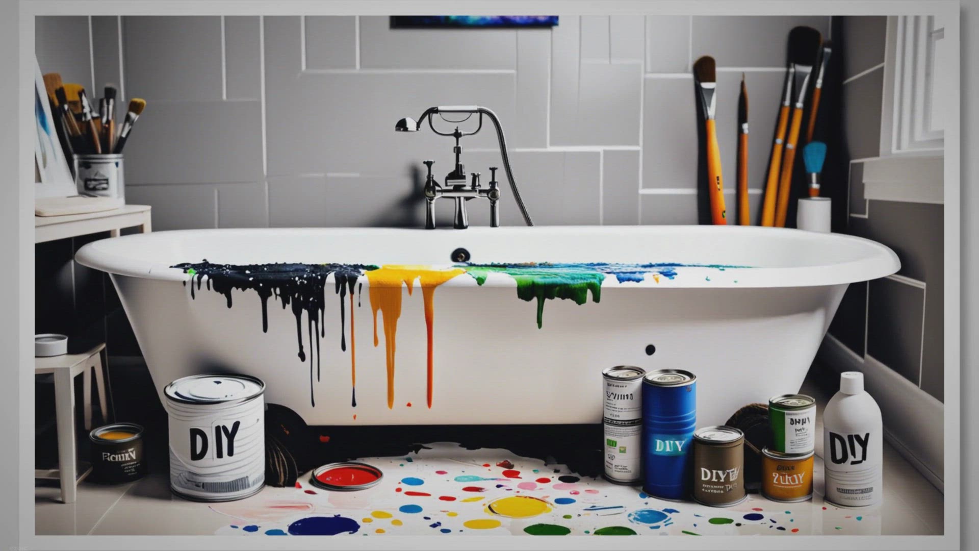 'Video thumbnail for Revive Your Bathroom: 10 Steps to Paint a Bathtub at Home'