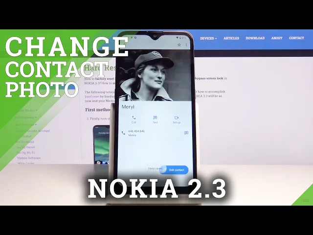 Video thumbnail for Photo Contact in NOKIA 2.3 – Personalize Contact List