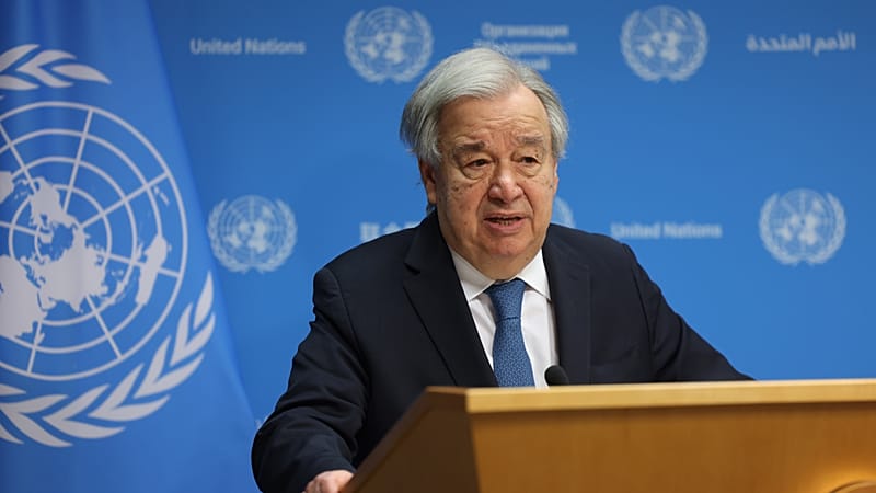 Video thumbnail for UN Secretary-General calls for AI regulation