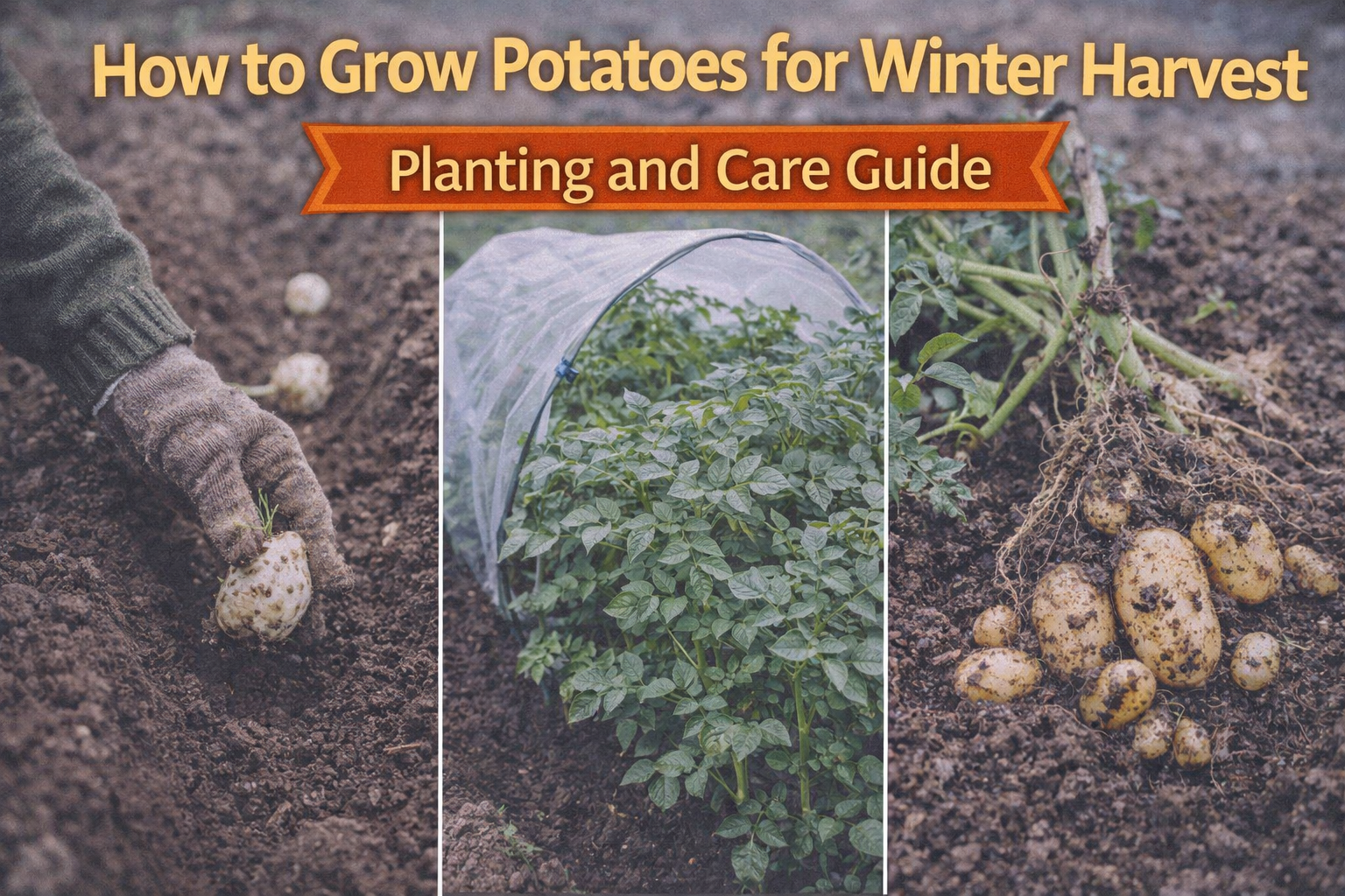 Video thumbnail for How to Grow Potatoes for Winter Harvest | Planting and Care Guide