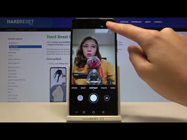 Video thumbnail for How to Turn On Camera Mirror Effect in HUAWEI P Smart 2021 – Switch On Mirror Effect