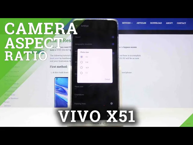 Video thumbnail for How to Change Camera Aspect Ratio in VIVO X51 5G – Customize Camera Settings