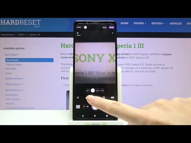 Video thumbnail for How to Turn On/Off Location Tags in SONY Xperia 1 III Basic Camera Mode
