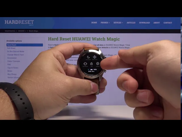 Video thumbnail for Hard Reset HUAWEI HONOR Watch Magic - Remove All Stored Data