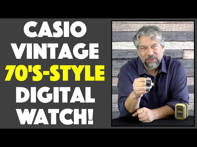 Video thumbnail for Casio's Groovy Vintage A100 Digital Watch -- DEMO & REVIEW