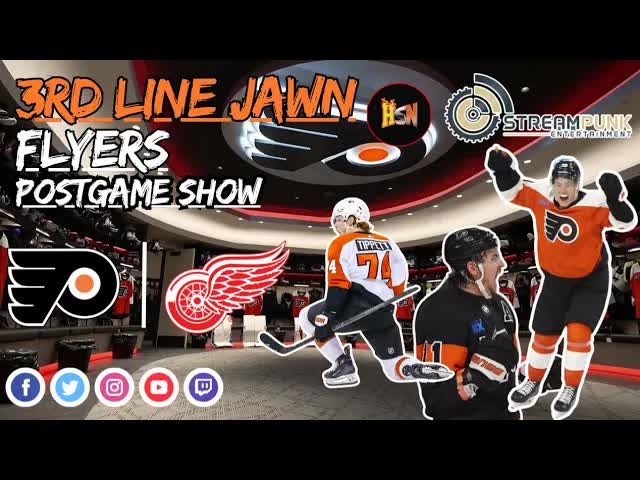 Video thumbnail for stream punk sports: philadelphia flyers vs detroit red wings postgame show | nhl hockey recap