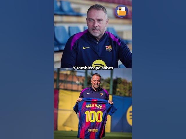 Video thumbnail for “Estoy muy feliz aquí. Es un honor trabajar para este increíble club.”

— Hansi Flick