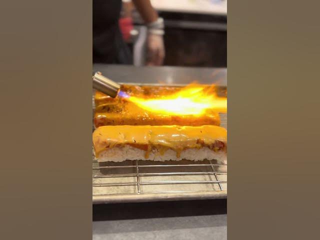 Video thumbnail for This Sushi Torching Moment is INSANE!! #sushi #cooking #asmr