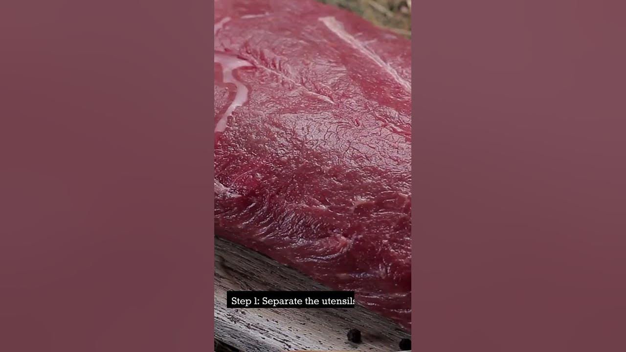 Video thumbnail for Food Hygiene: How to Clean Utensils After Handling Raw Meat #foodhygiene