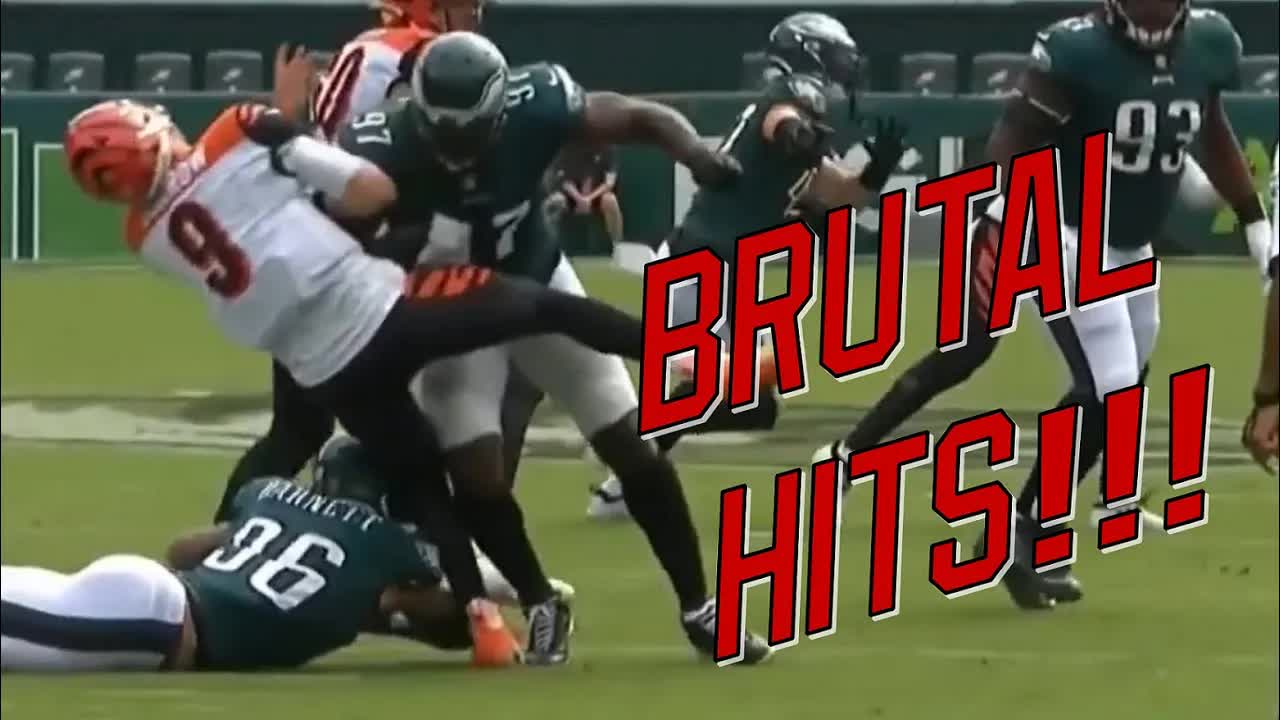 Video thumbnail for streampunksports: brutal nfl hits & big tackles compilation
