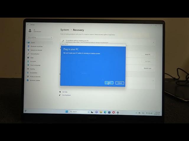 Video thumbnail for How To Factory Reset Realme Book Prime 14