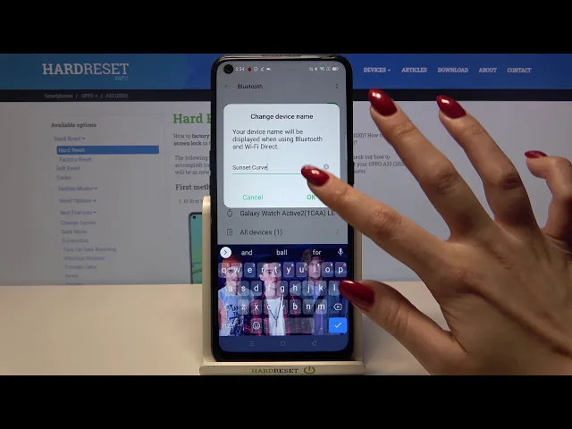 Video thumbnail for Rename OPPO A33 2020 - Change Device's Name