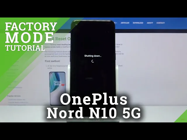 Video thumbnail for How to Factory Reset ONEPLUS Nord N10 5G -  Wipe All Data