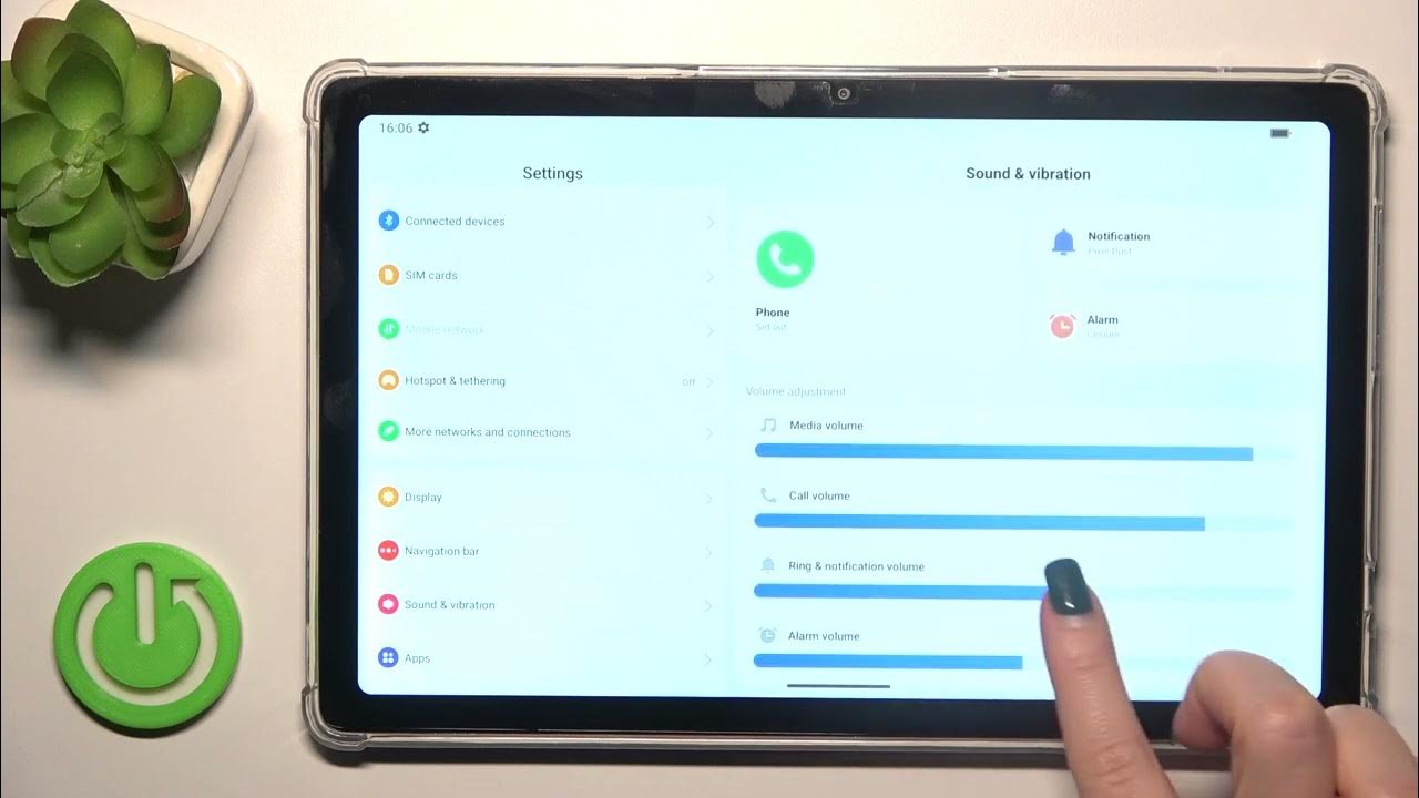 Video thumbnail for How to Adjust Ringtone Volume on HOTWAV Pad 8 – Manage Sound Settings