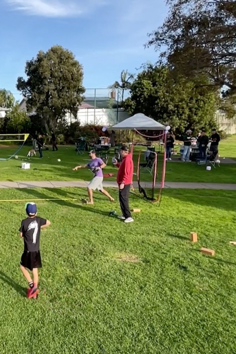Video thumbnail for Most baseball catches in one minute by a pair - 57 by Shawn Reile and Joshua Mickles