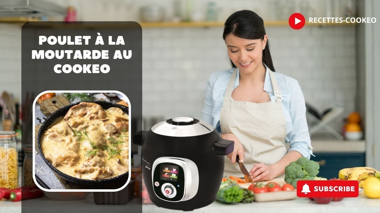 Video thumbnail for Poulet à la moutarde au Cookeo