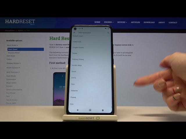 Video thumbnail for How to Change Keyboard Dictionary on NOKIA 5.4 – Keyboard Dictionary