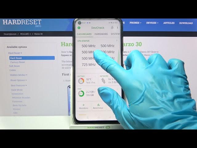 Video thumbnail for How to Check REALME Narzo 30 Specification – DevCheck Hardware and System Info