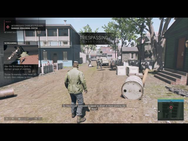 Video thumbnail for Mafia lll - Smack: Interrogate Charlie's Pushers Dialogue (Recruit Informant) Gameplay Sequence PS4