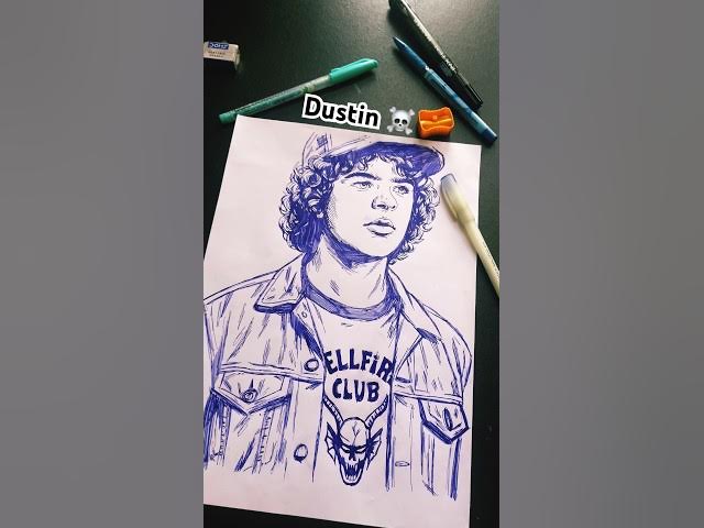 Video thumbnail for dustin🙋🏽😁 #art #trendingshorts #viral #viralshort#artist #fyp #strangerthings #netflix #growth