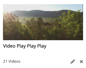 'Video playlist thumbnail'