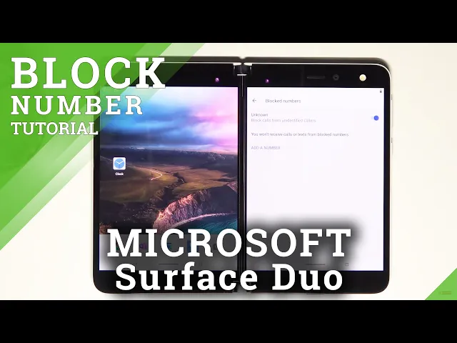 Video thumbnail for How to Block Number on MICROSOFT Surface Duo - Block Calls