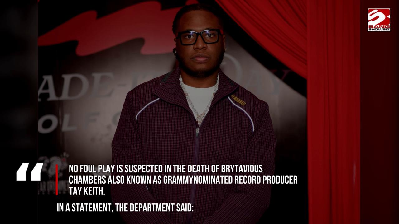 Video thumbnail for Drake pays tribute to producer Tay Keith