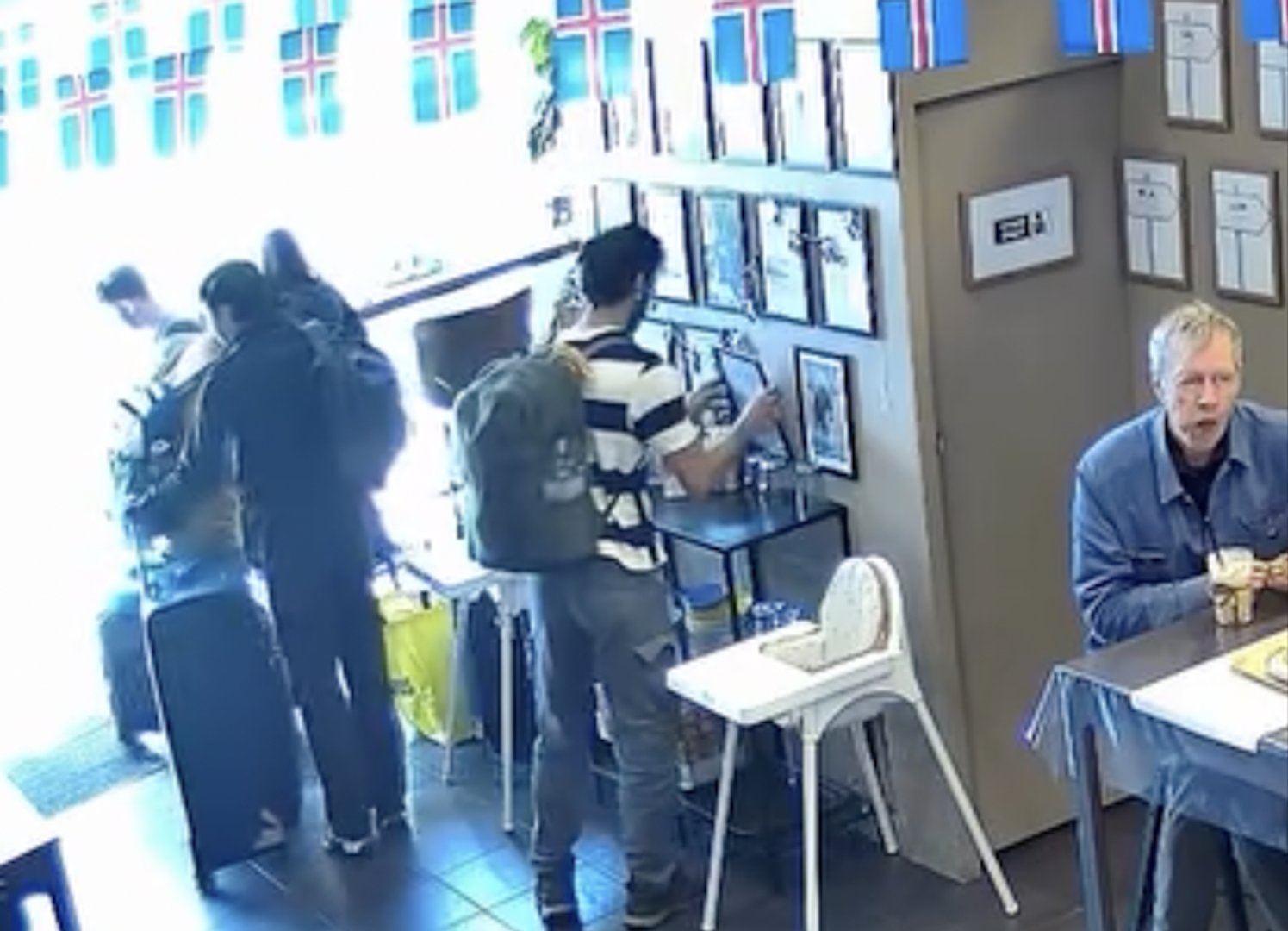 Video thumbnail for Israelis harass Palestinian-owned cafe in Iceland, tear down Palestine map