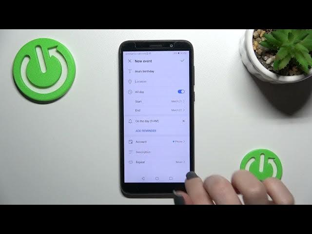 Video thumbnail for How to Add Event to Calendar in HUAWEI Y5p – Find Event Options