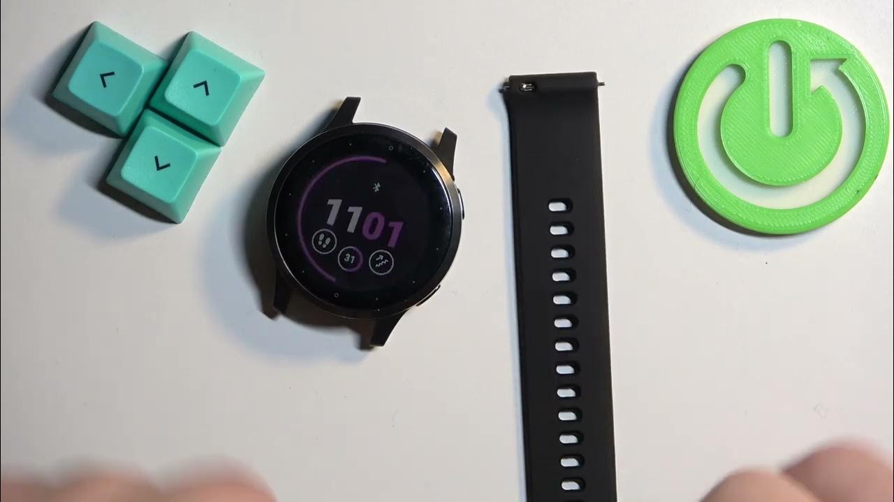 Video thumbnail for How to Replace Straps in GARMIN Vivoactive 4s Smartwatch