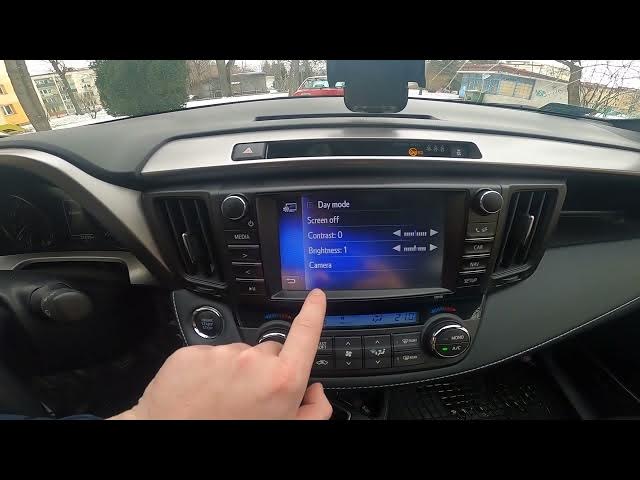 Video thumbnail for How to Find and Manage Display Settings in Toyota RAV 4 IV (2013 - 2018) - Adjust Radio Display