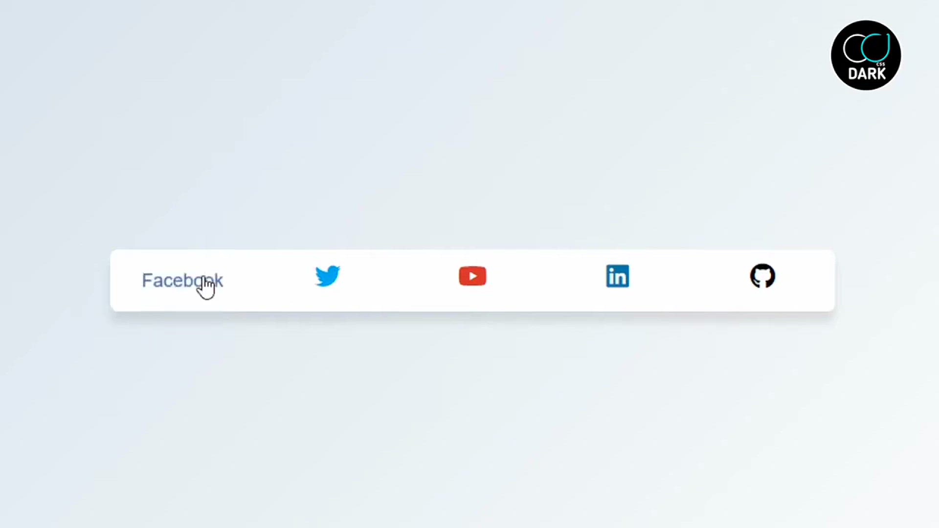 'Video thumbnail for Social Icons Hover Effect -- Using Html And CSS'
