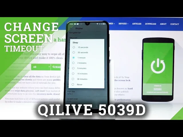 Video thumbnail for How to Set Up Screen Timeout in QILIVE 5039D – Change Sleep Time