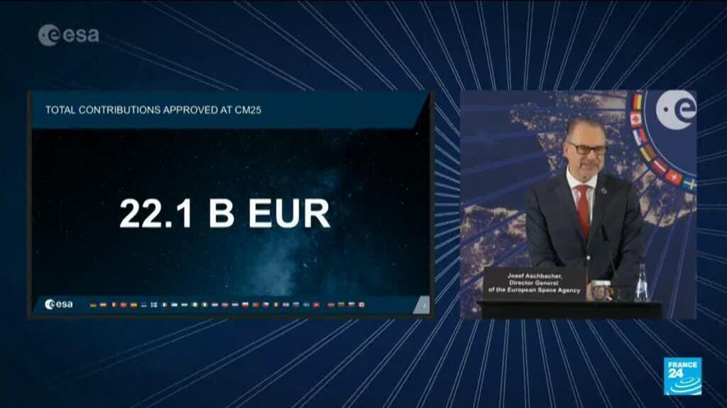 Video thumbnail for European Space Agency’s €22 billion plan to catch up in space race