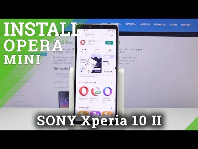 Video thumbnail for How to Download Application in Sony Xperia 10 II - Install Application from Play Store
