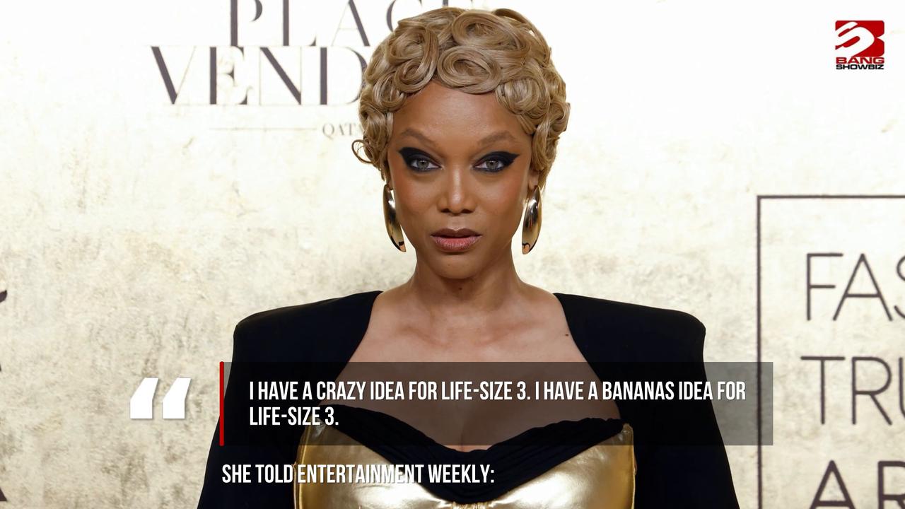 Video thumbnail for Tyra Banks pitches ‘bananas’ idea for Life-Size 3 to Disney.