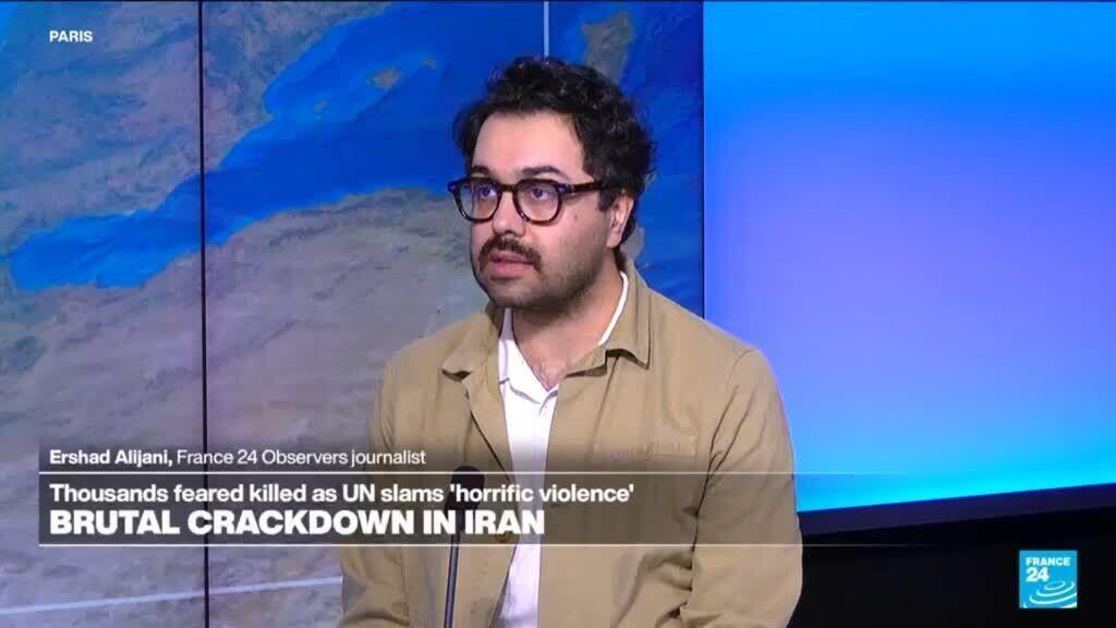 Video thumbnail for At least 2,000 protesters killed in Iran, with footage suggesting summary executions